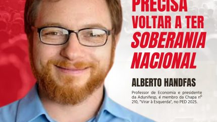 O PED 2025 fala sobre a questão da soberania nacional